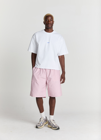 Pink Check Short