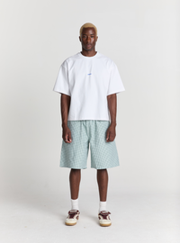Green Check Short