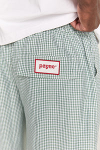 Green Check Short