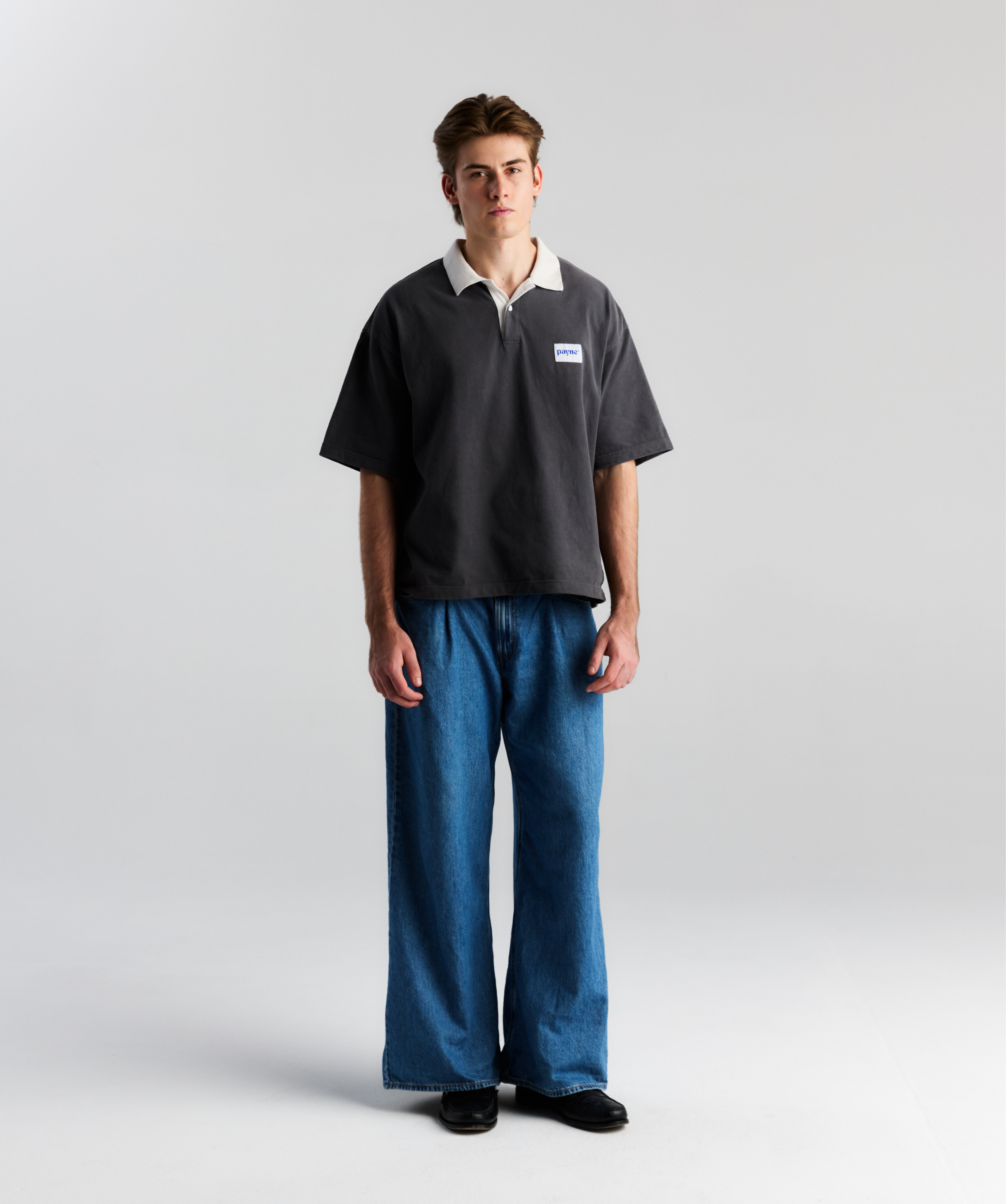 Charcoal Rugby Polo