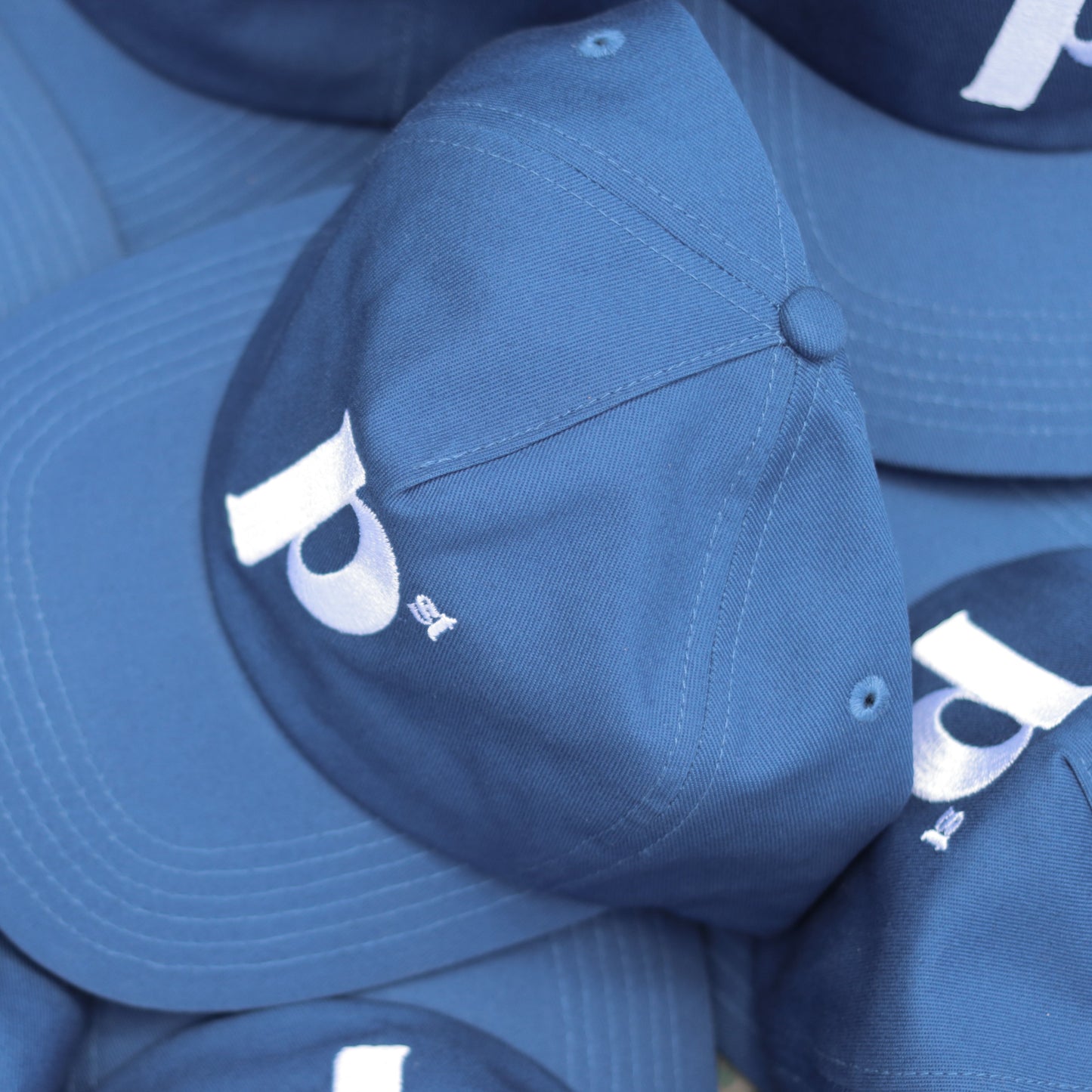 Cotton 'P' Cap - Royal Blue.