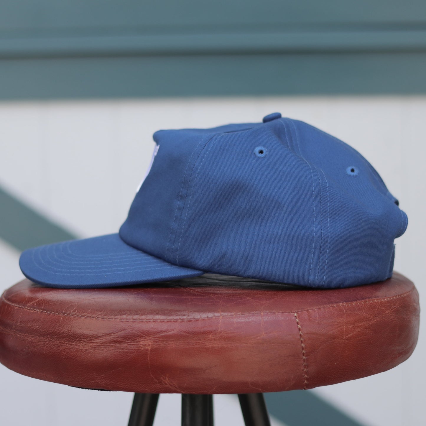 Cotton 'P' Cap - Royal Blue.