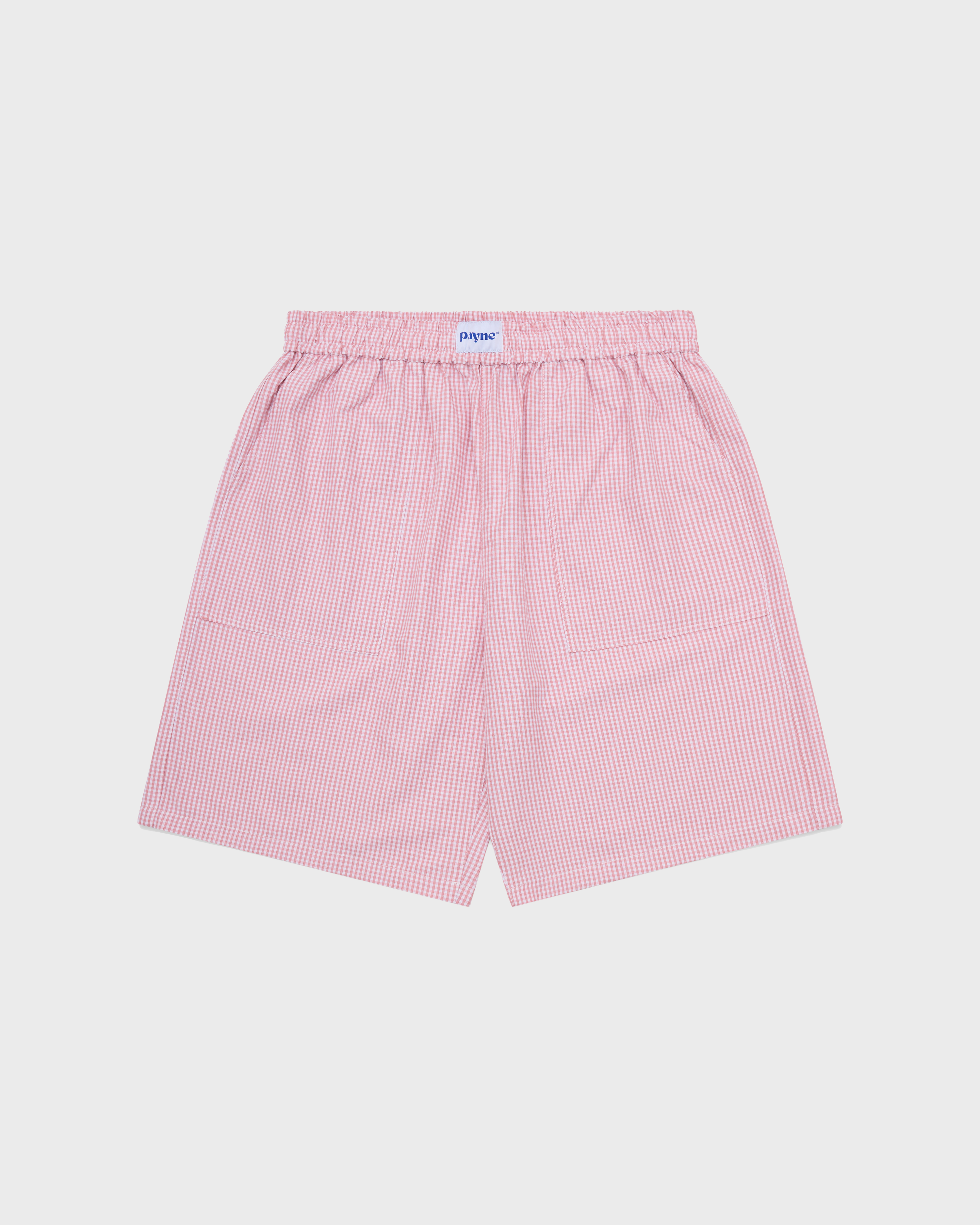 Pink Check Short