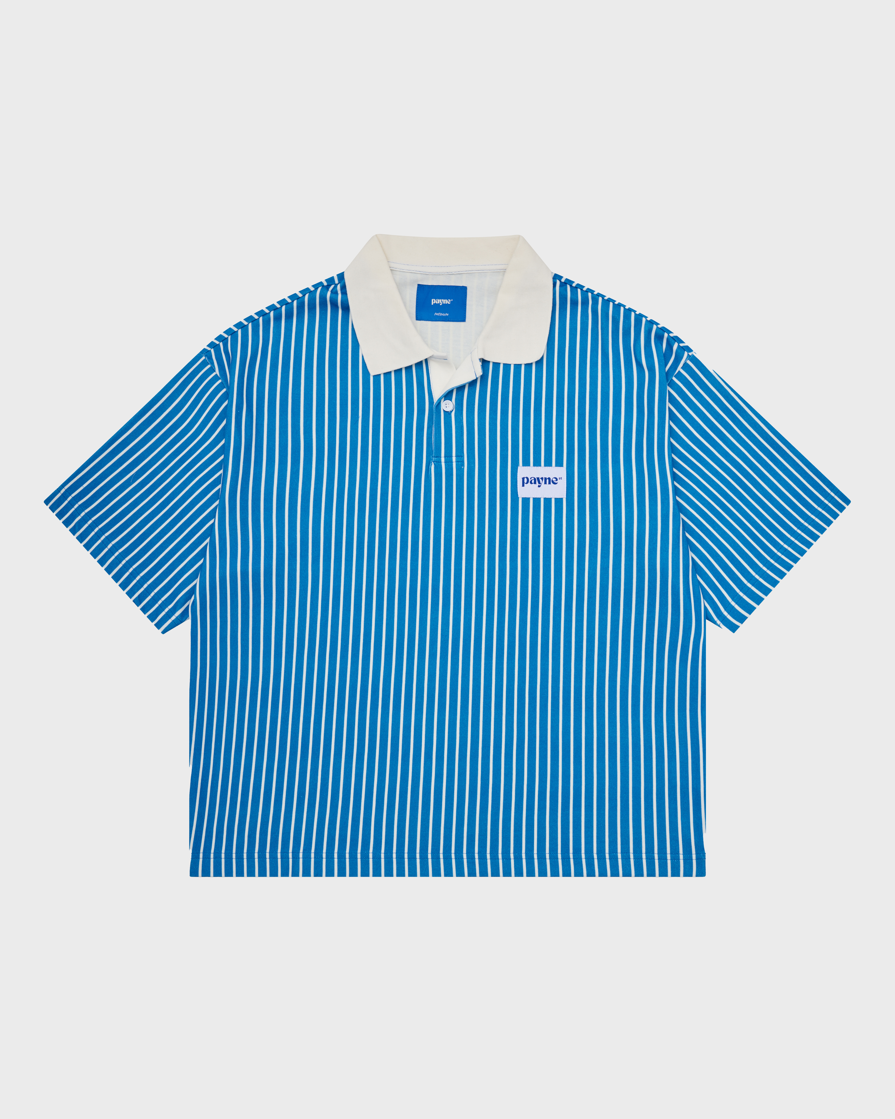 Blue Pinstripe Polo