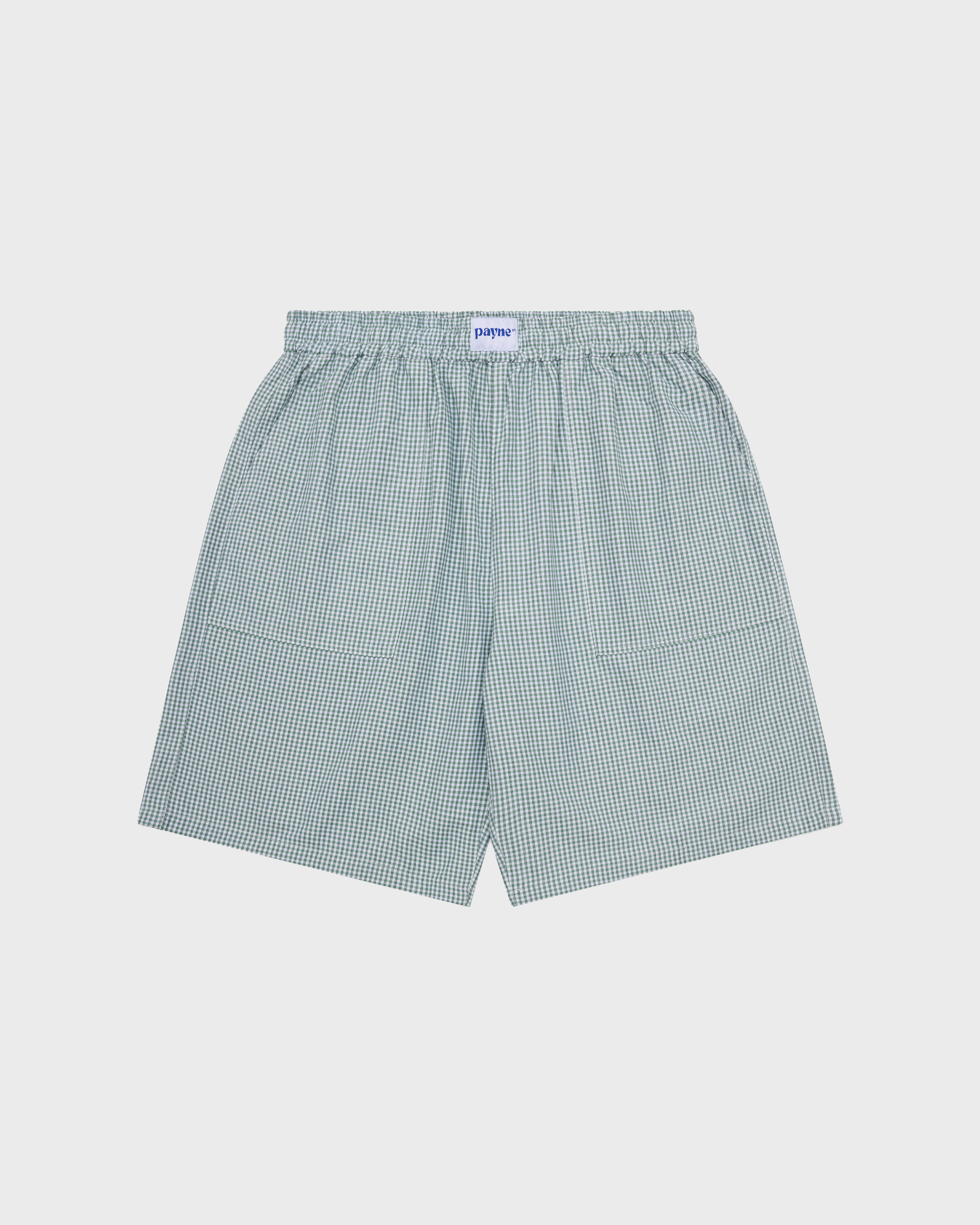 Green Check Short