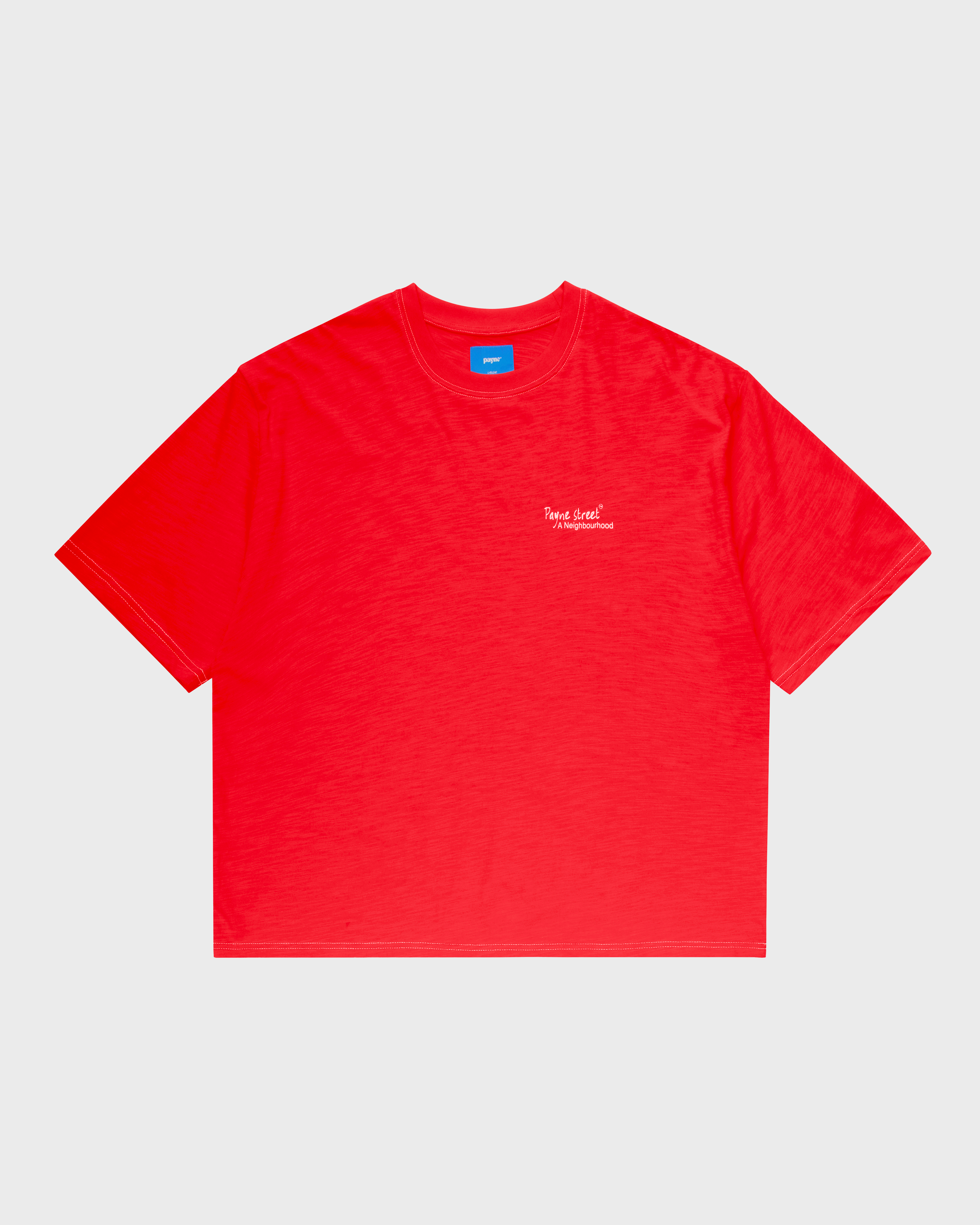 Red Slub Tee