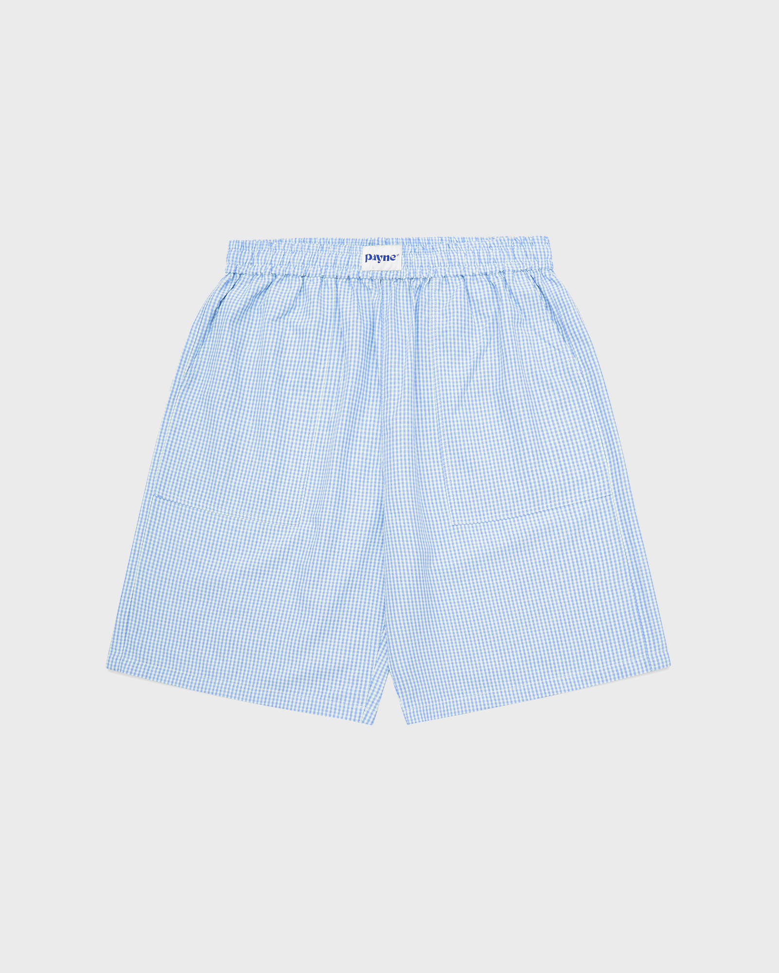 Blue Check Short