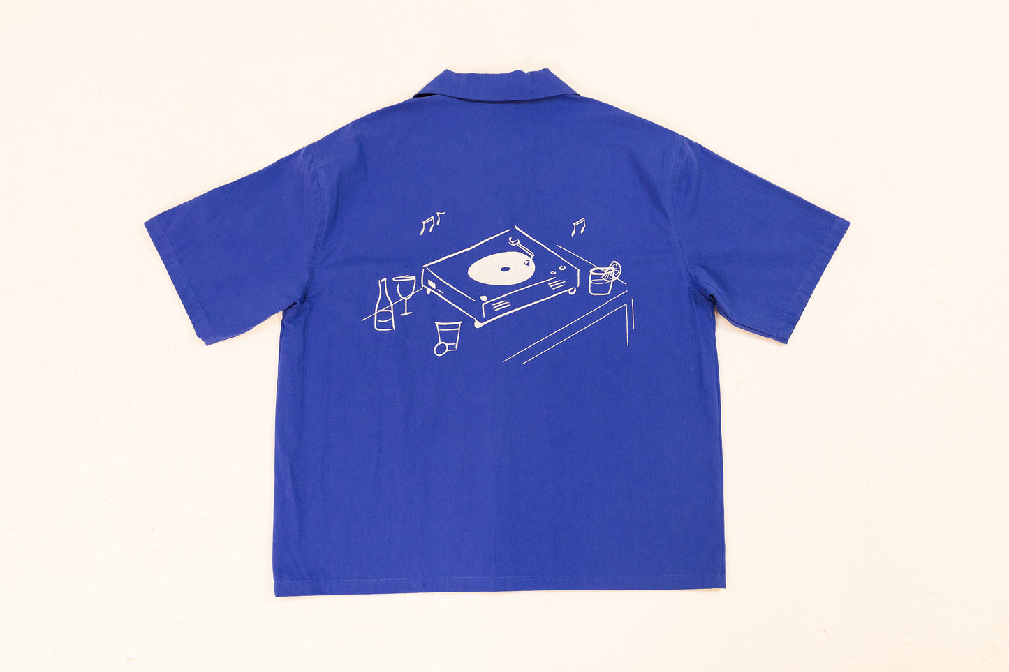 Blue Street Party Shirt.